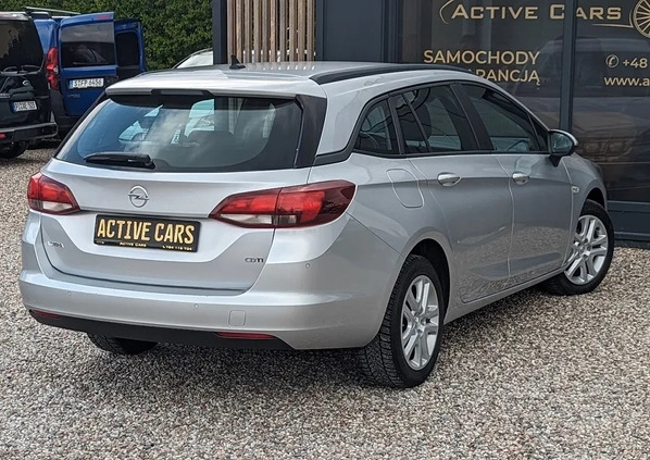 Opel Astra cena 36999 przebieg: 168000, rok produkcji 2016 z Mrocza małe 497